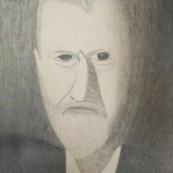 Drawing titled "Freud" by Gilvillelas, Original Artwork