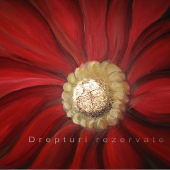 Painting titled "Purpul flower" by Tatiana Cernetchi, Original Artwork, Other
