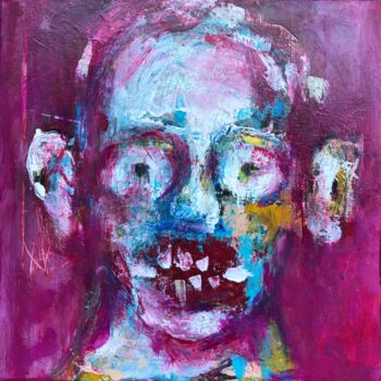 Painting titled "Paranoïa-critique 1…" by Valentin Cannarozzo, Original Artwork, Acrylic Mounted on Wood Stretcher frame