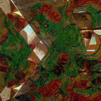 Digitale Kunst mit dem Titel "Ra Temple" von Valentin P. Elly, Original-Kunstwerk, Digitale Malerei