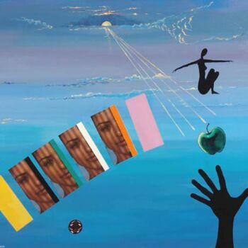 Malerei mit dem Titel "Last seven dreams o…" von Valentin Savtcheko, Original-Kunstwerk, Öl