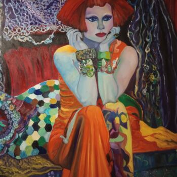 Peinture intitulée "Colorful life" par Valentina Baicuianu, Œuvre d'art originale, Huile