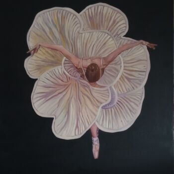 Malerei mit dem Titel "Dancer 1" von Valentina Baicuianu, Original-Kunstwerk, Öl
