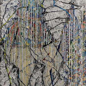 Collages intitulée "Rock'n'roll" par Valentina Brusilovskaya, Œuvre d'art originale, Collages