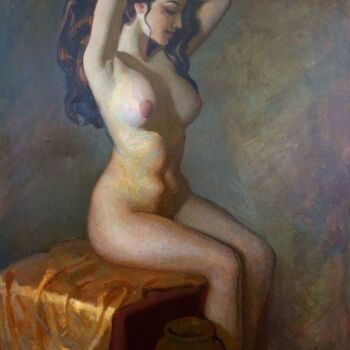 Painting titled "«Katherine».jpg" by Valentina Cernyh, Original Artwork, Oil
