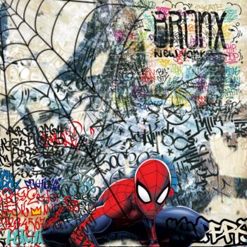 Arte digital titulada "Spiderman" por Valentina May, Obra de arte original, Trabajo Digital 2D