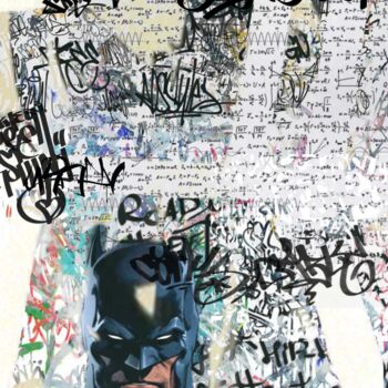 Arts numériques intitulée "Batman" par Valentina May, Œuvre d'art originale, Travail numérique 2D