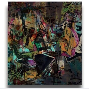 Картина под названием "Concert abstract" - Valentina May, Подлинное произведение искусства, Акрил