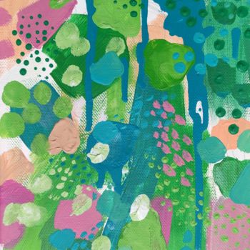 Картина под названием "Spring (Printemps)" - Valentina Pushkareva, Подлинное произведение искусства, Акрил