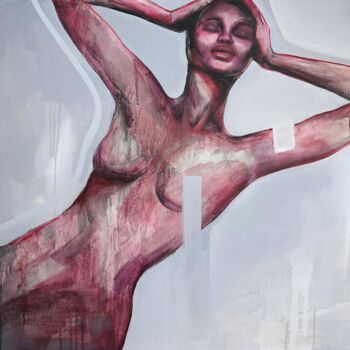 Картина под названием "Black temptation" - Valentina Shatokhina, Подлинное произведение искусства, Масло Установлен на Дерев…