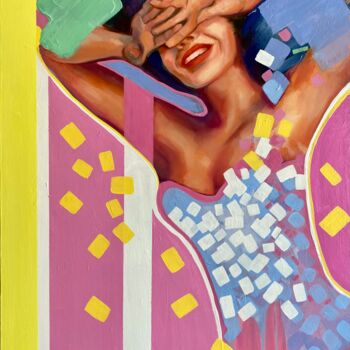 Картина под названием "Sweetie" - Valentina Shatokhina, Подлинное произведение искусства, Масло Установлен на Деревянная рам…