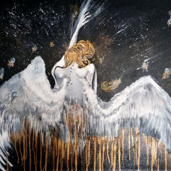 Painting titled "Вдохнуть жизнь" by Valentina Simma, Original Artwork, Oil