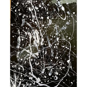 Pintura titulada "Constellation" por Valentina Topal, Obra de arte original, Esmalte