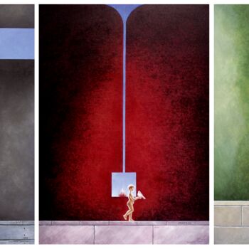 Pittura intitolato "Triptychon FIDES CA…" da Valentina Vaganova, Opera d'arte originale, Acrilico