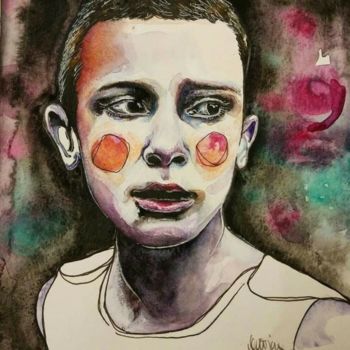 제목이 "Eleven"인 미술작품 Valentina De Chirico로, 원작, 아크릴