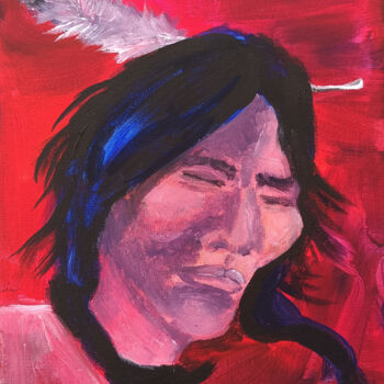 绘画 标题为“Native: North Ameri…” 由Valentina Ginevra Ceraso, 原创艺术品, 丙烯