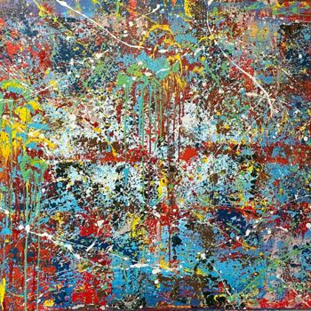 Painting titled "Abstract nr. 247 -…" by Valera, Original Artwork, Acrylic