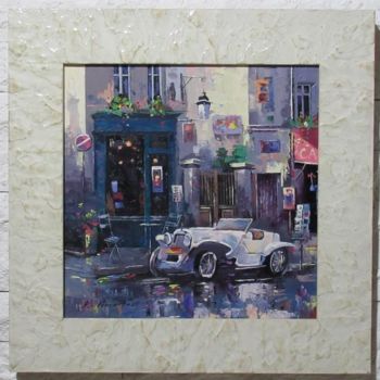 Peinture intitulée "car1" par Valeria, Œuvre d'art originale, Huile