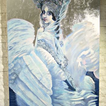 Peinture intitulée "swanqueen1.jpg" par Valeria, Œuvre d'art originale, Acrylique