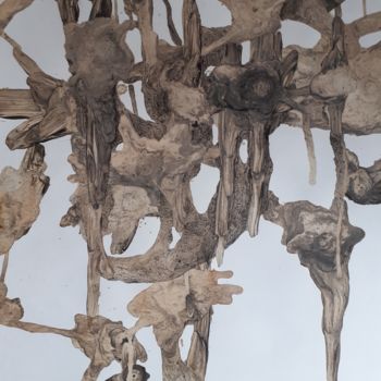 ""Anatomia nascosta:…" başlıklı Tablo Valeria Luccioni tarafından, Orijinal sanat, Petrol