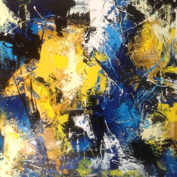 Painting titled "pulsioni" by Valeriano Lessio, Original Artwork