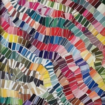 Painting titled "Collage 4" by Valerie Castets, Original Artwork, Other