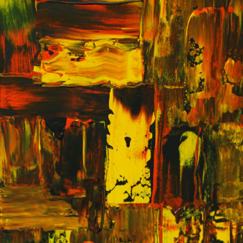 Pittura intitolato "Abstrait 89" da Valerie Castets, Opera d'arte originale, Acrilico