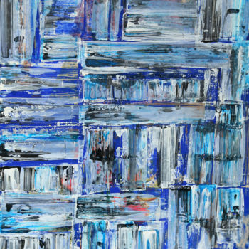Malarstwo zatytułowany „Abstrait 97” autorstwa Valerie Castets, Oryginalna praca, Akryl