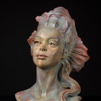 Sculpture titled "Dame Loire2" by Valerie Barrault, Original Artwork, Ceramics