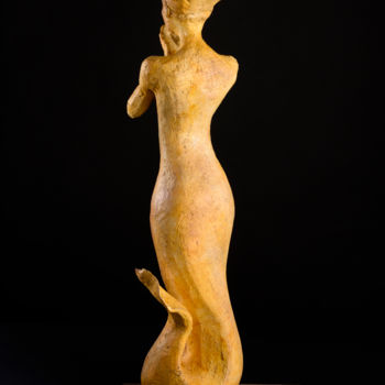 Rzeźba zatytułowany „Sirène du Siam de d…” autorstwa Valerie Barrault, Oryginalna praca, Ceramika