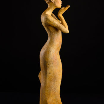 Sculpture titled "Sirène du Siam ou d…" by Valerie Barrault, Original Artwork, Ceramics
