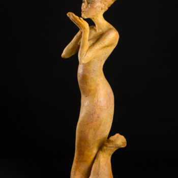 Sculpture titled "Sirène du Siam.." by Valerie Barrault, Original Artwork, Ceramics