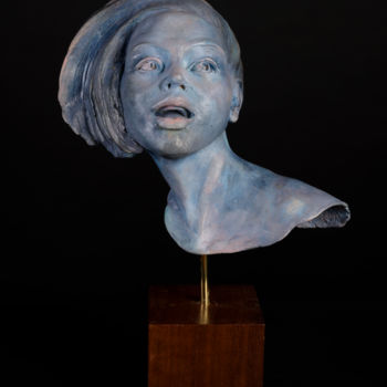 Scultura intitolato "Instant d'Elle" da Valerie Barrault, Opera d'arte originale, Ceramica