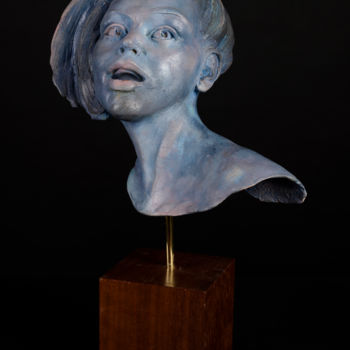 Escultura intitulada "Instant d'Elle 2" por Valerie Barrault, Obras de arte originais, Terracota