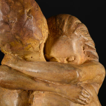 Escultura intitulada "Nous deux.." por Valerie Barrault, Obras de arte originais, Terracota
