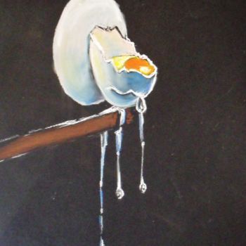 Pintura intitulada "Cassures" por Valérie Barrett, Obras de arte originais, Pastel