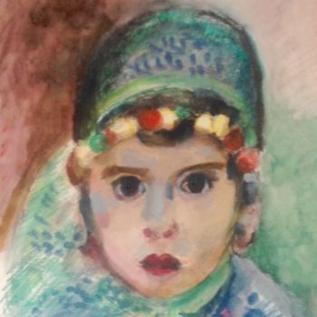 Dessin intitulée "Anastasia" par Valérie Blum (Valery), Œuvre d'art originale, Crayon