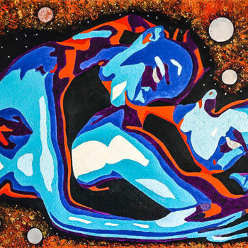Painting titled "et-couple.jpg" by Valérie Kalt, Original Artwork