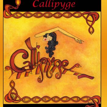 「Book "CALLIPYGE"  I…」というタイトルの描画 Valérie Montero-Valleによって, オリジナルのアートワーク, 鉛筆