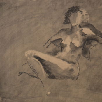 Drawing titled "Fière" by Valerie Montuoro, Original Artwork