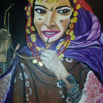 Painting titled "Ouled Nail (inspira…" by Valérie Perrault, Original Artwork