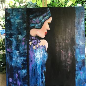 Painting titled "La femme" by Valerie Plansson, Original Artwork, Acrylic