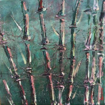 Peinture intitulée "Bambous, classés pa…" par Valérie Eymeric, Œuvre d'art originale