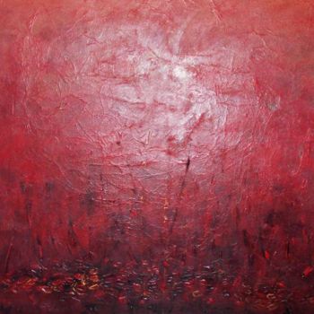 Peinture intitulée "Paysage rouge, Sava…" par Valérie Eymeric, Œuvre d'art originale