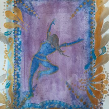 "Danse avec Roval '…" başlıklı Tablo Valerie Guiot tarafından, Orijinal sanat, Guaş boya