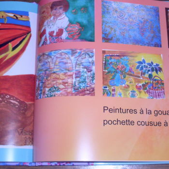 Drawing titled "Livre des oeuvres d…" by Valerie Guiot, Original Artwork, Pamphlet