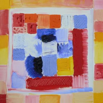 Malarstwo zatytułowany „Tel un patchwork” autorstwa Valérie Han-Li-Kuin, Oryginalna praca