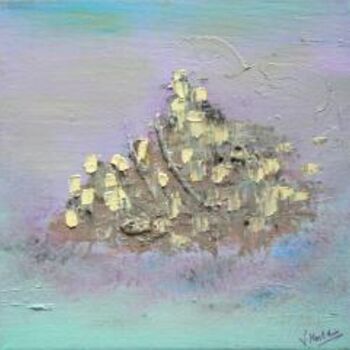 Painting titled "Village provençal 1" by Valérie Han-Li-Kuin, Original Artwork