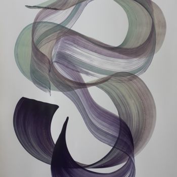 绘画 标题为“calligrahie 2” 由Valérie Thévenot, 原创艺术品, 墨