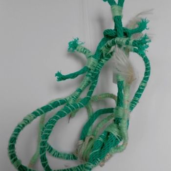 Sculpture intitulée "Esprits racines 10…" par Valérie Thévenot, Œuvre d'art originale, Techniques mixtes